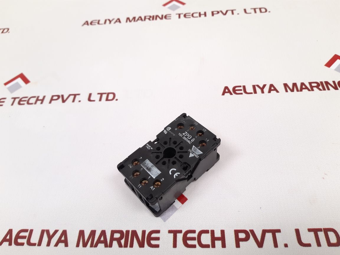 Carlo Gavazzi Zpd8 Socket Relay 10A 300Vac
