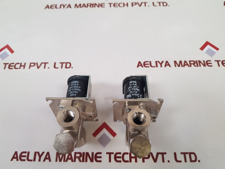 Dema 442P Diaphragm Valve With 24V 60Cy Spade Coil
