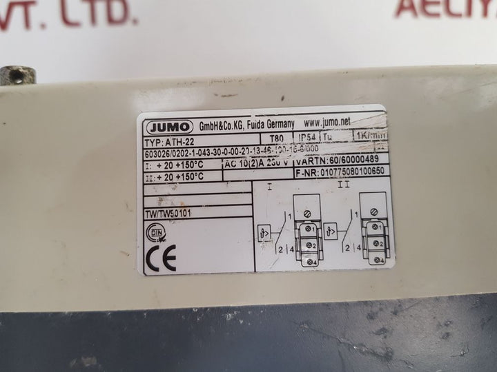 Jumo Ath-22 Thermostat T80
