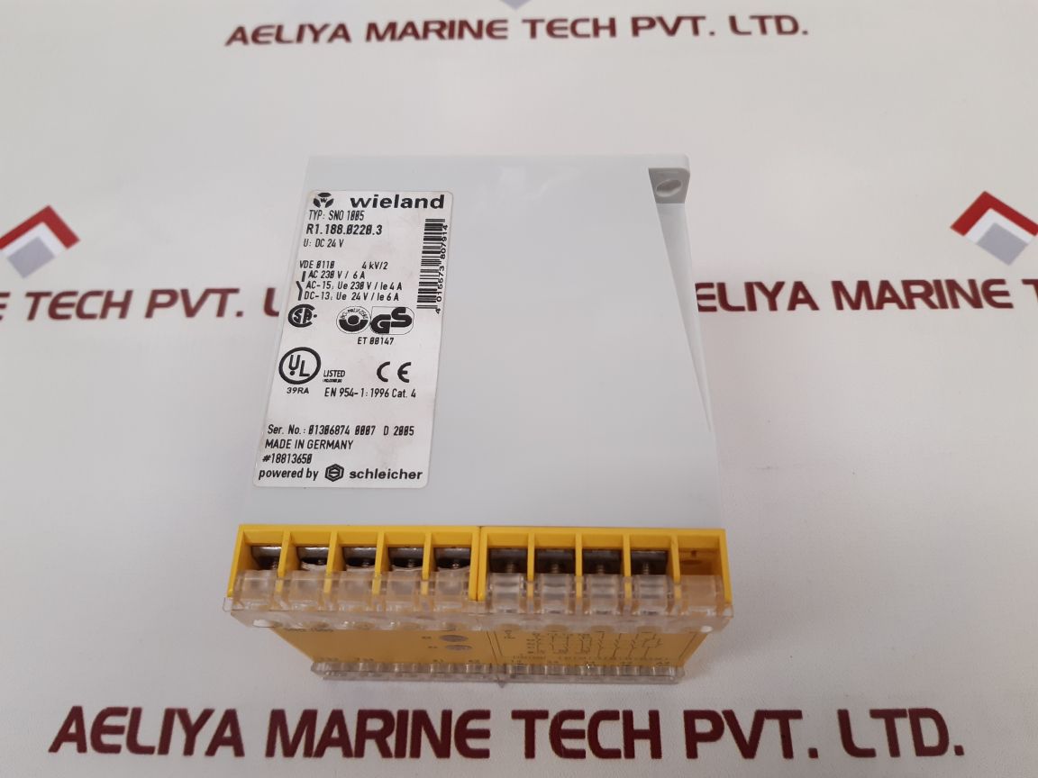 Wieland Sno 1005 Safety Relay R1.188.0220.3
