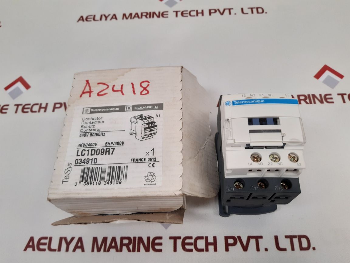 Telemecanique/Schneider Lc1D09R7 Contactor New One
