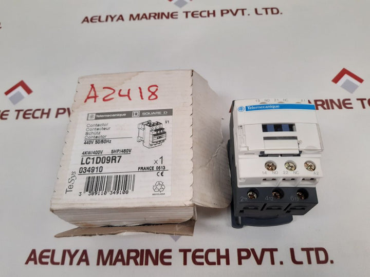 Telemecanique/Schneider Lc1D09R7 Contactor New One

