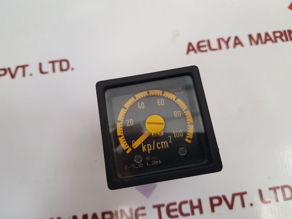 Camille Bauer Panel Mounting Indicator 0 To 100 Kp/Cm2
