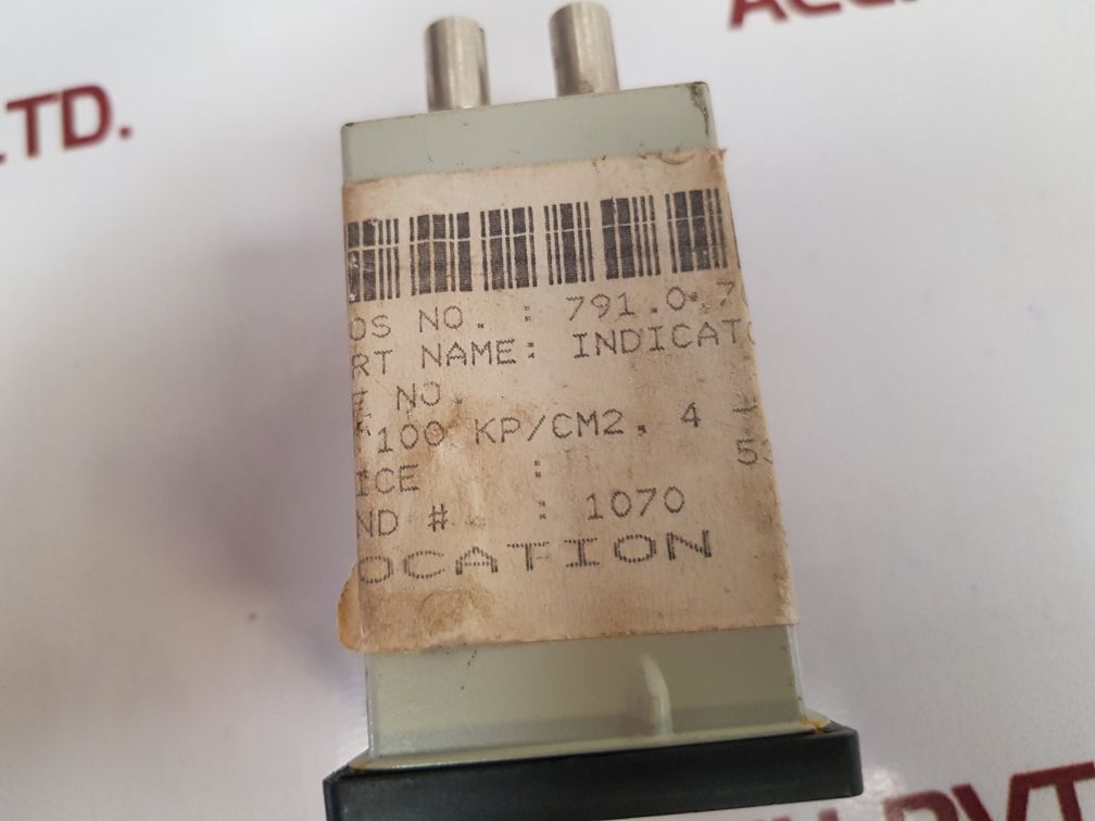 Camille Bauer Panel Mounting Indicator 0 To 100 Kp/Cm2
