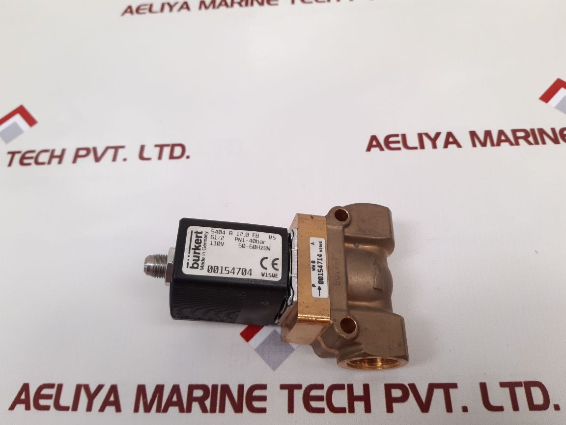 Burkert 5404 B 12.0 Eb Ms Solenoid Valve 00154704
