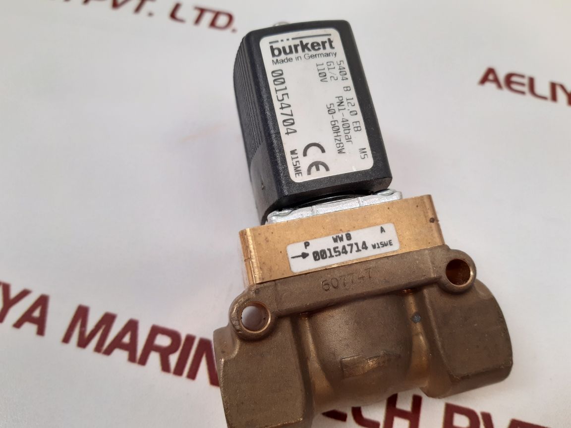 Burkert 5404 B 12.0 Eb Ms Solenoid Valve 00154704
