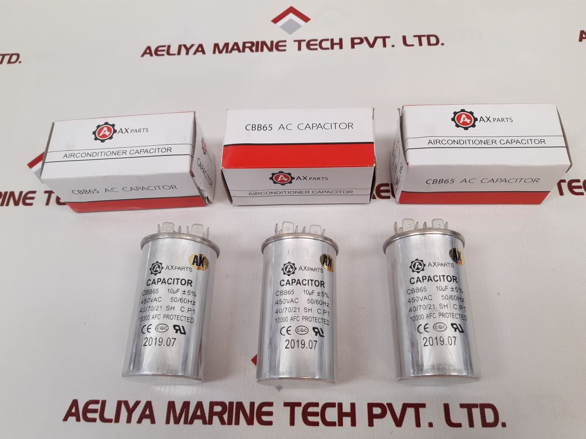 Ax Parts Cbb65 Ac Capacitor New
