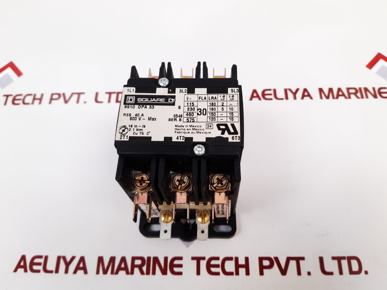 Square d 8910dpa33v09 ser.b contactor 