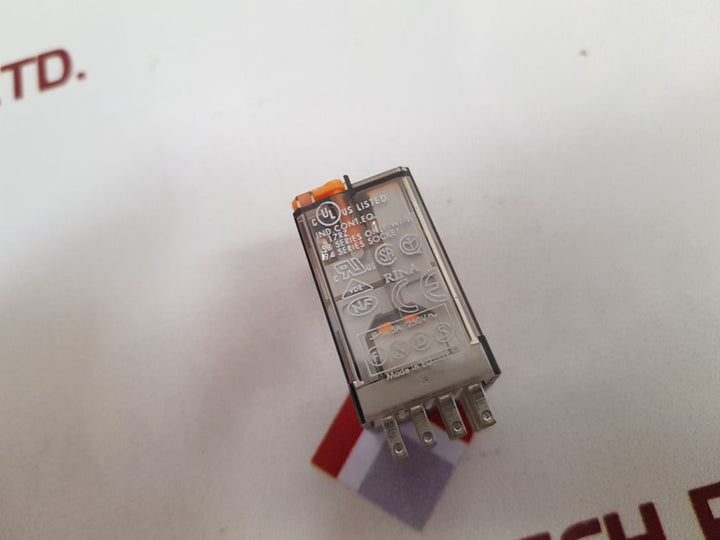 Set Of 8X Finder 55.34.8.024.0040 General Purpose Relay With 94 Series Socket
