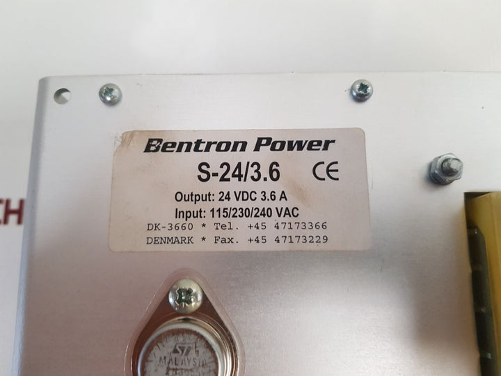 Bentron S24V/3.6 Power Supply
