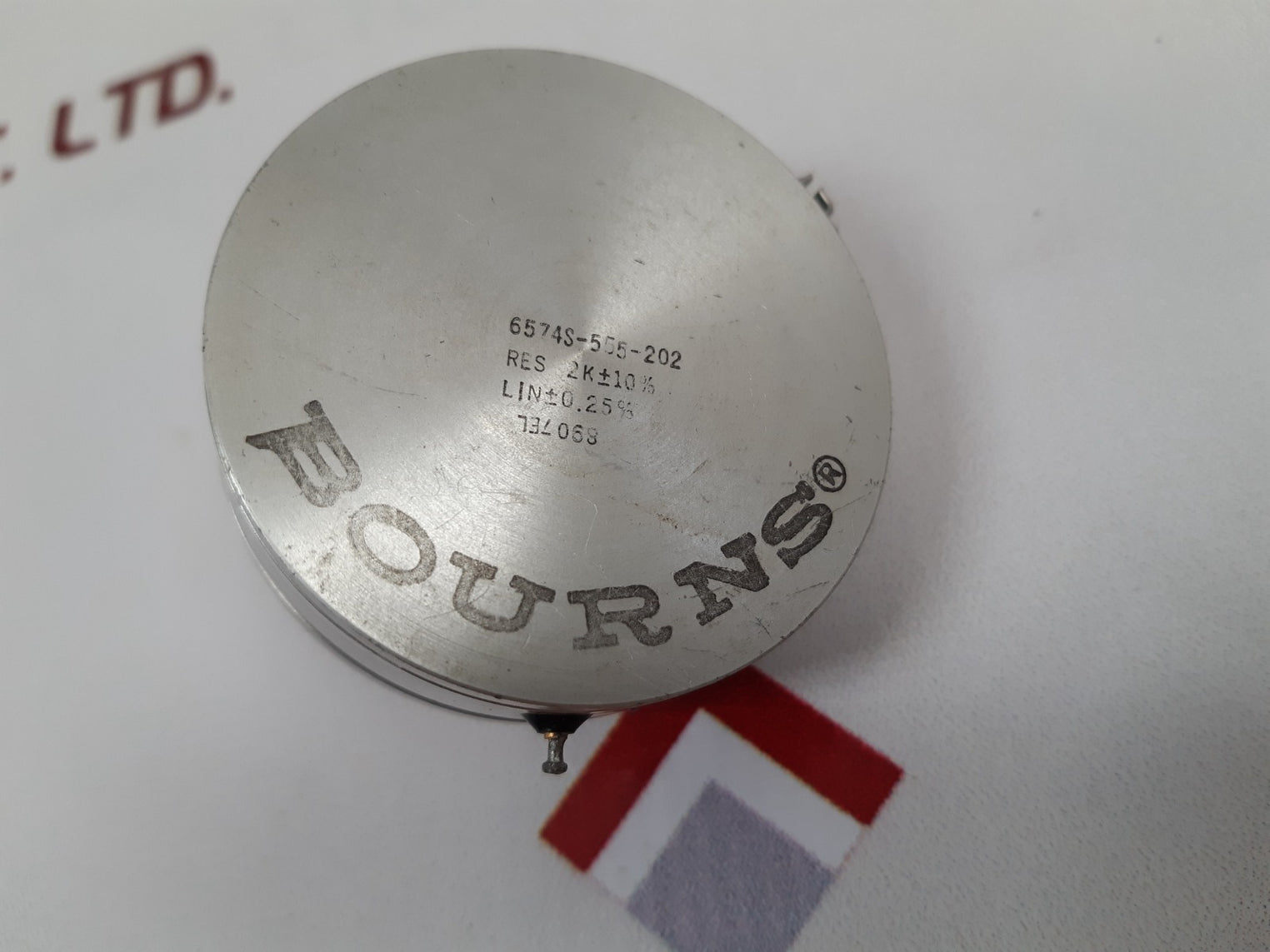 Bourns 6574s-555-202 potentiometer 