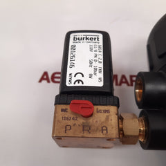 Burkert 2000A 40,0 Fkm Rg Angle Seat Valve With 6014 C 2,0 Fkm Ms