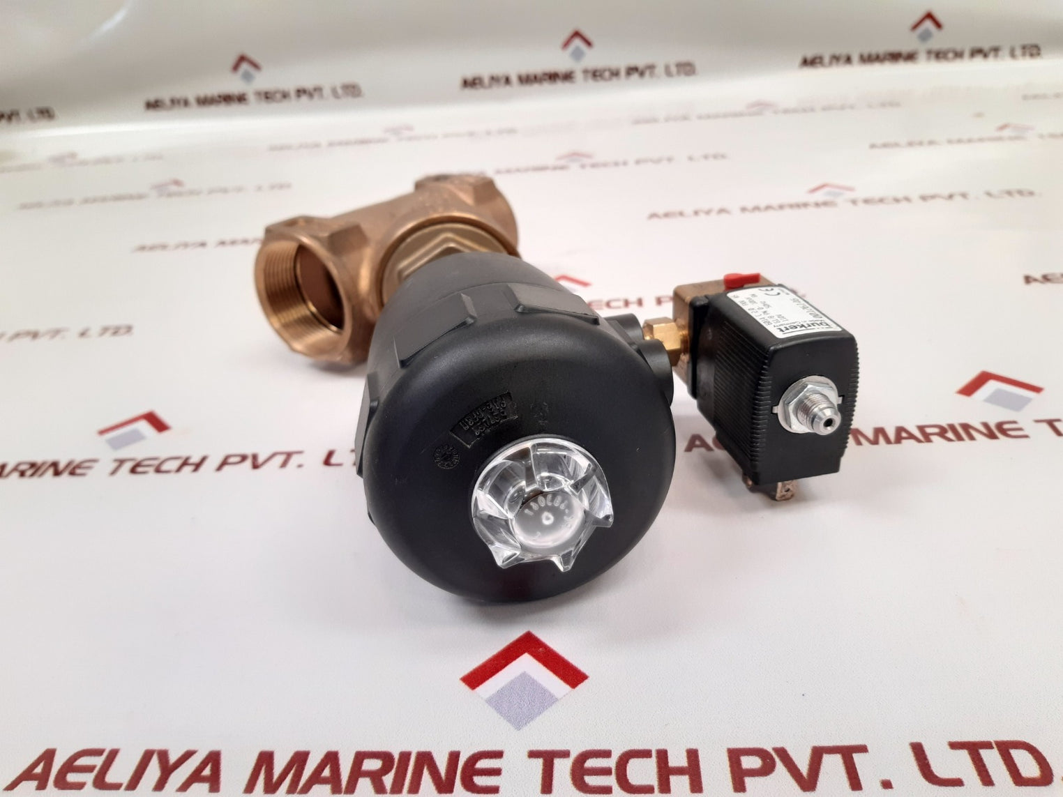 Burkert 2000A 40,0 Fkm Rg Angle Seat Valve With 6014 C 2,0 Fkm Ms