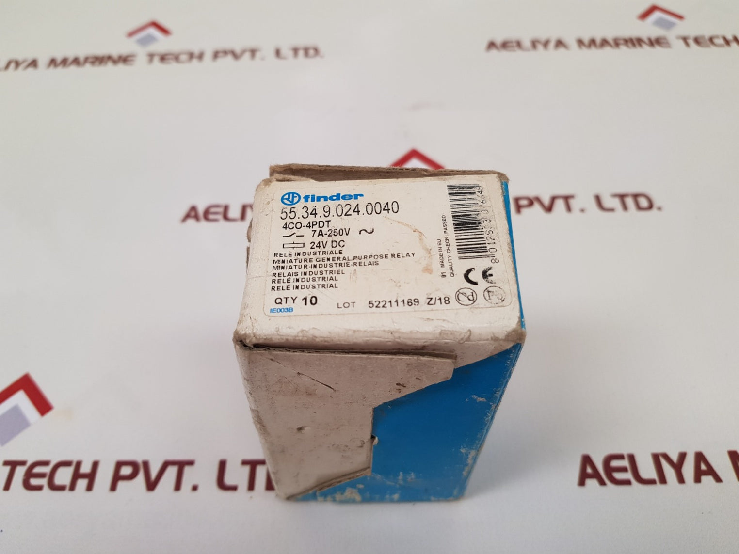 Set of 5x Finder 55.34.9.024.0040 power relay 