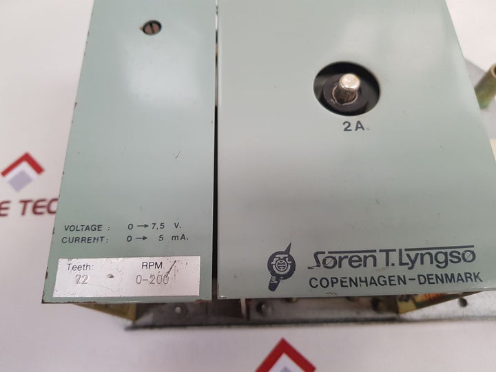 Soren T. Lyngso 371 24V. Dc. Electronic Tacho System 371.137.004
