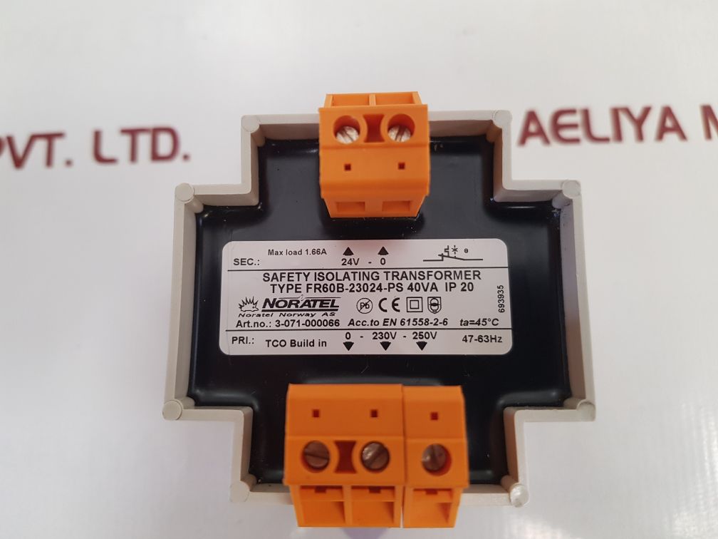 Noratel 3-071-000066 Safety Isolating Transformer