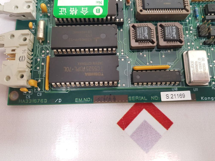 Kongsberg Na-1E220.1 Single Board Cpu 188 Ha331676D/D/D
