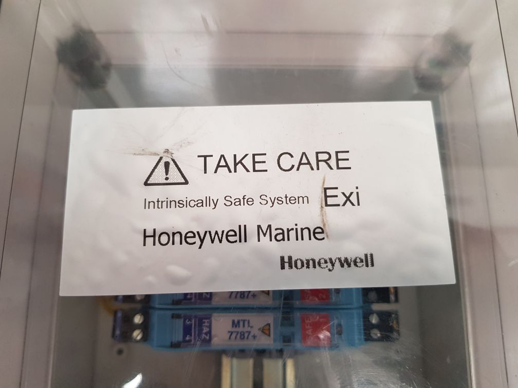 Honeywell 34527-4 fibox intrinsically safe system 