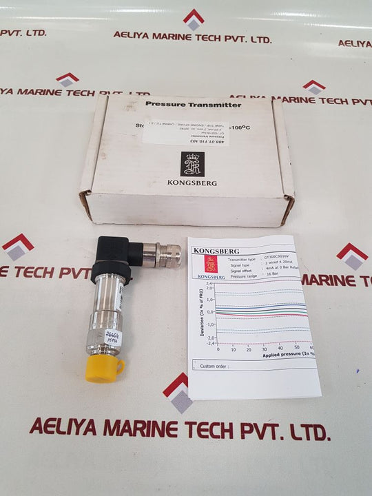 Kongsberg gt300c3g16v pressure transmitter