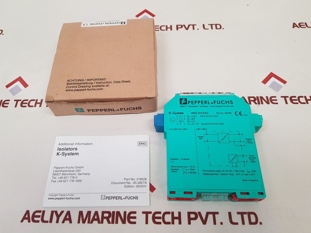 Pepperl+Fuchs Kfd2-stc3-ex1 Transmitter 126986