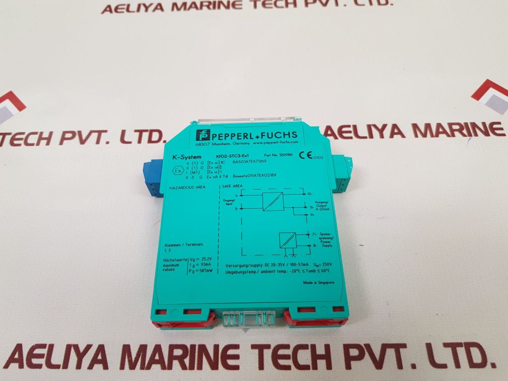 Pepperl+Fuchs Kfd2-stc3-ex1 Transmitter 126986