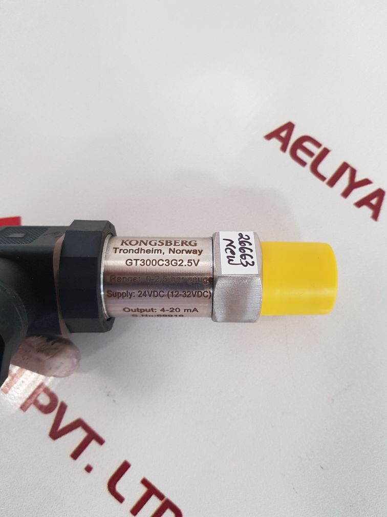 Kongsberg gt300c3g2.5v pressure transmitter