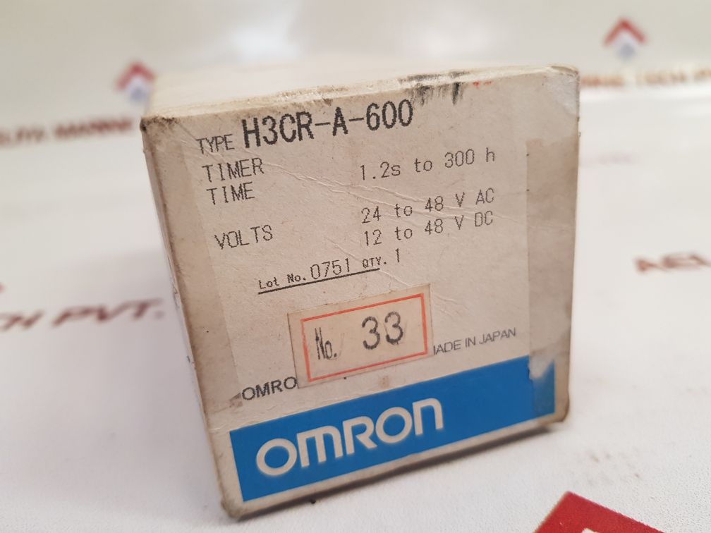 Omron H3Cr-a8E-600 Timer