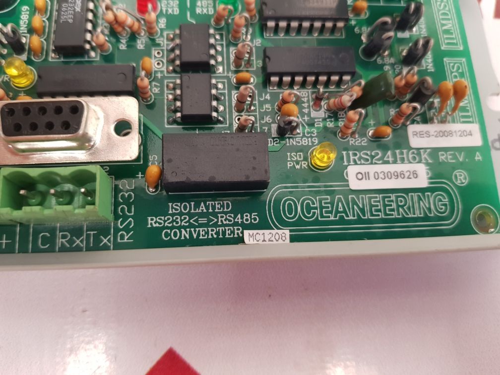 Oceaneering Irs24H6K Pcb Card