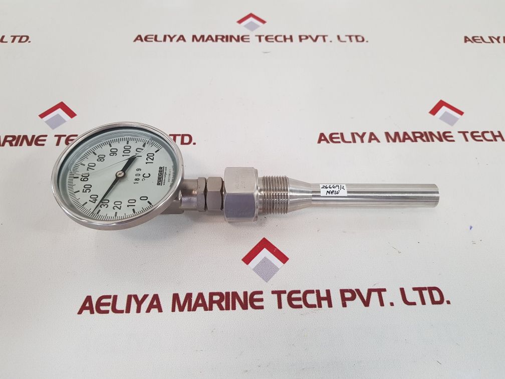 Rueger en13190 cl.1 thermometer 0-120'c New