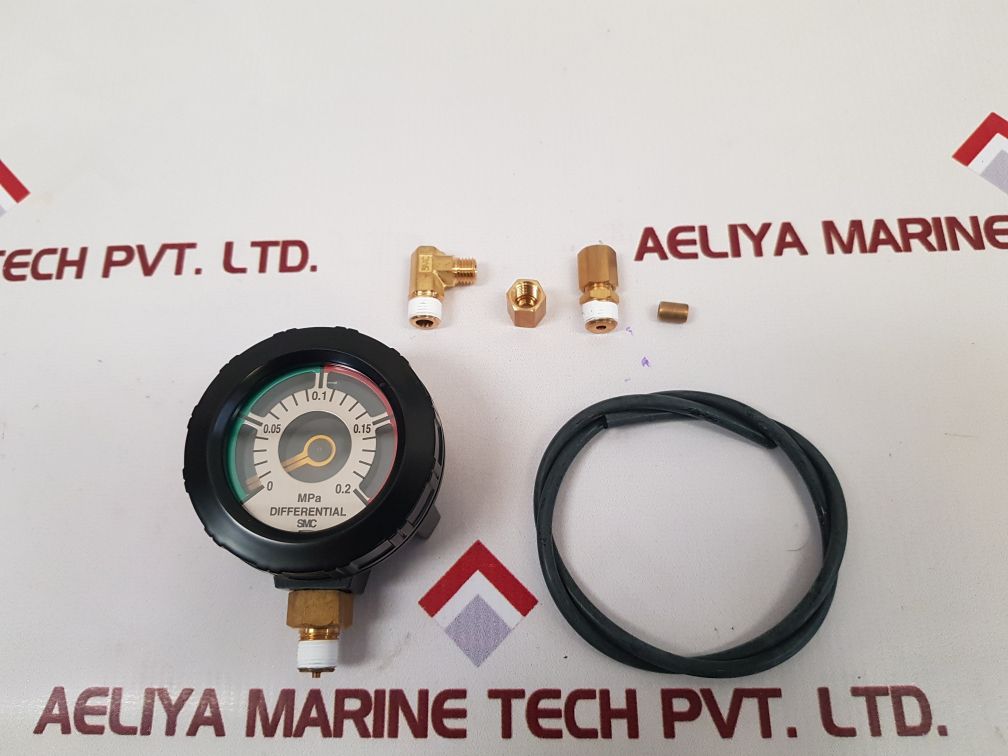 Smc Gd40-2-01 Pressure Gauge 0 To 0.2 Mpa