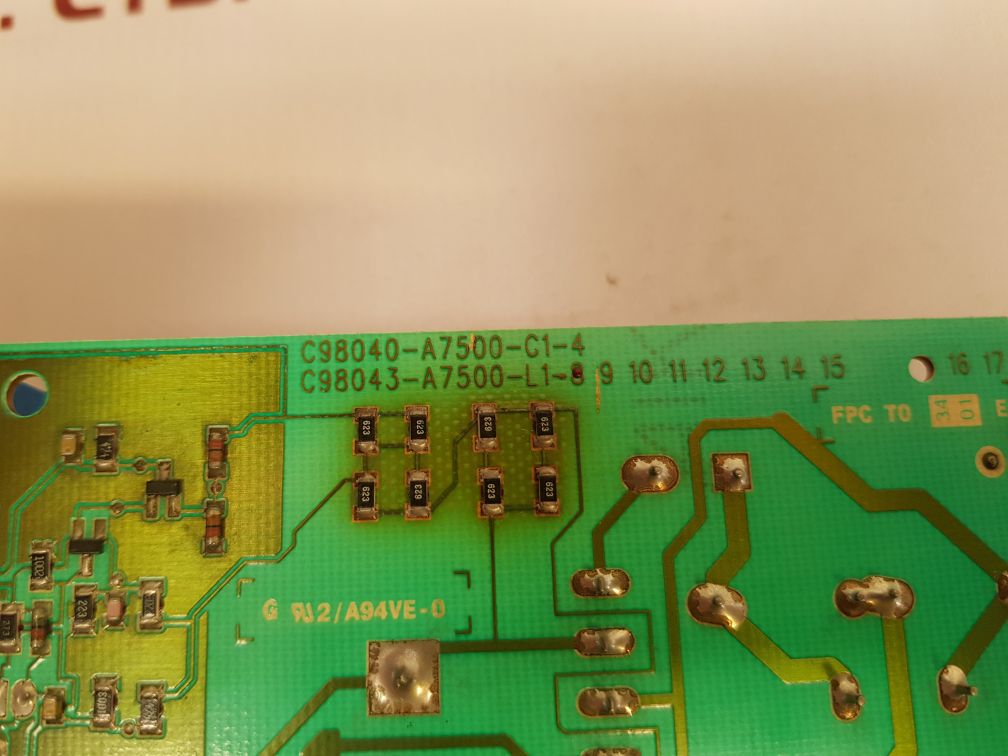 Siemens C98040-a7500-c1-4 Pc Drive Board
