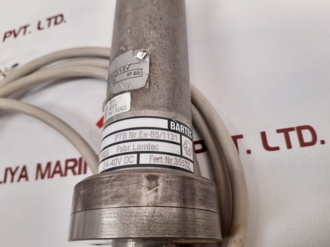 Lamtec Bartec 07-6121-9008 Flame Detector