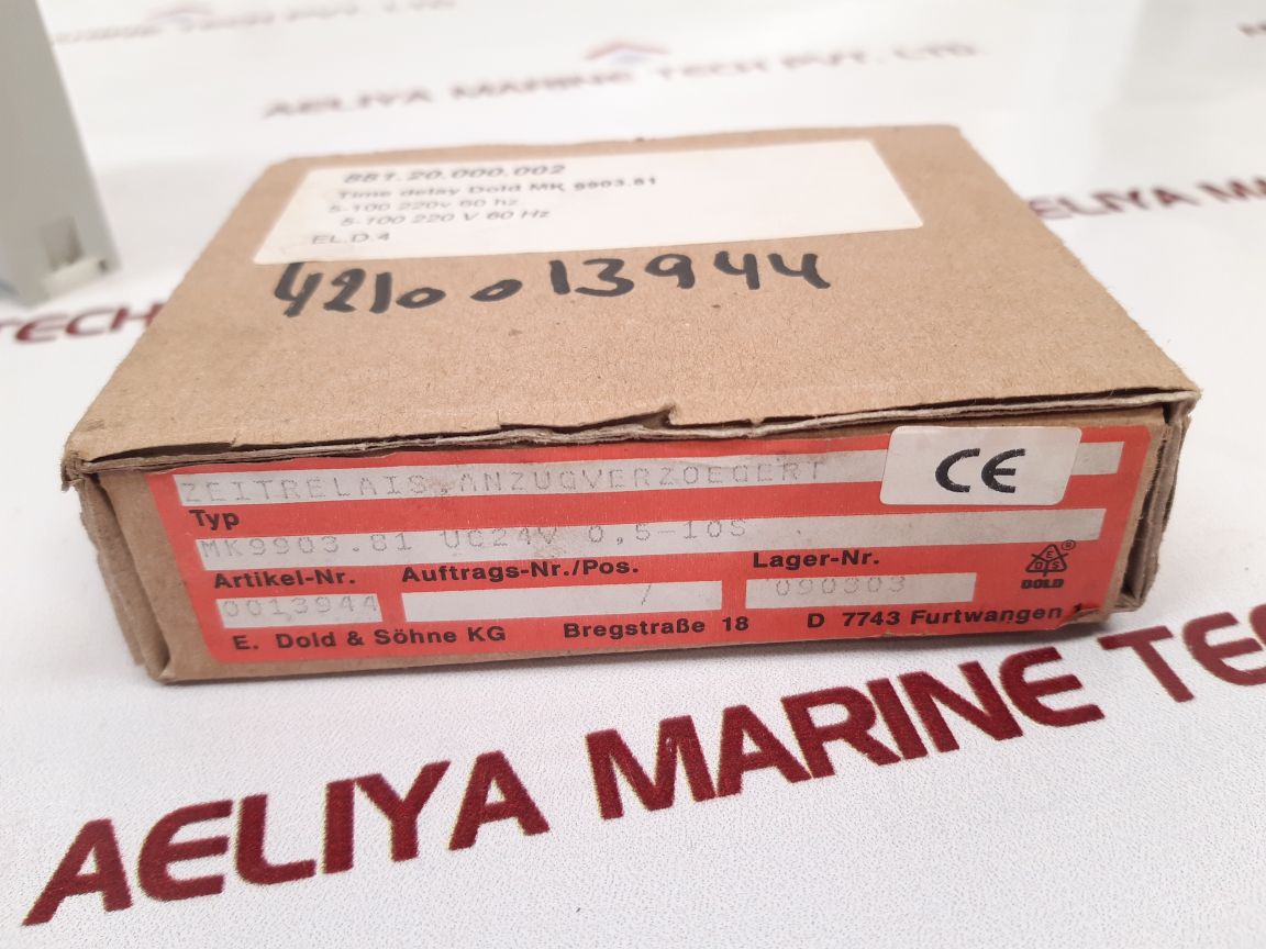 E.Dold Mk 9903.81 Relay New