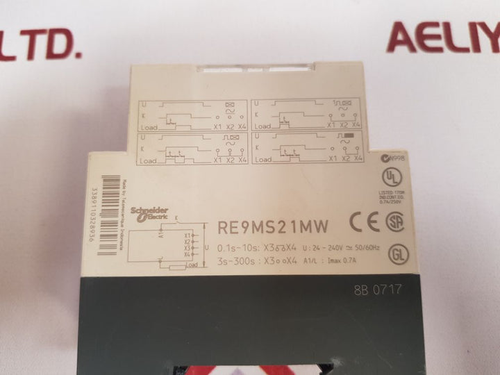 Telemecanique Re9Ms21Mw Multi Function Timer Relay