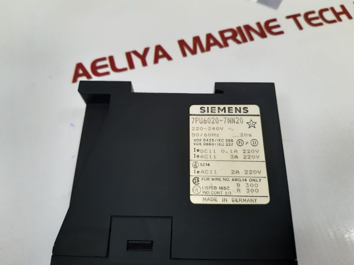 Siemens 7Pu6020-7Nn20 Star Delta Time Relay