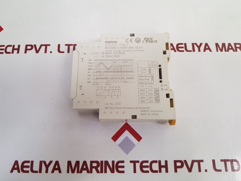 Omron K8Ab-pm2 Relay
