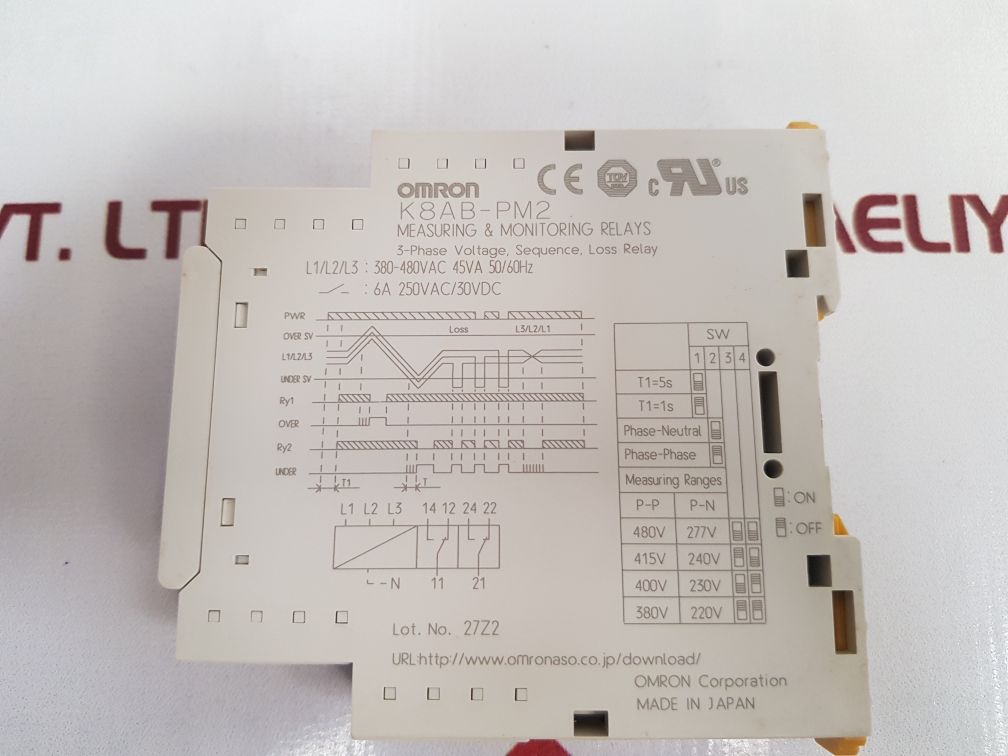 Omron K8Ab-pm2 Relay