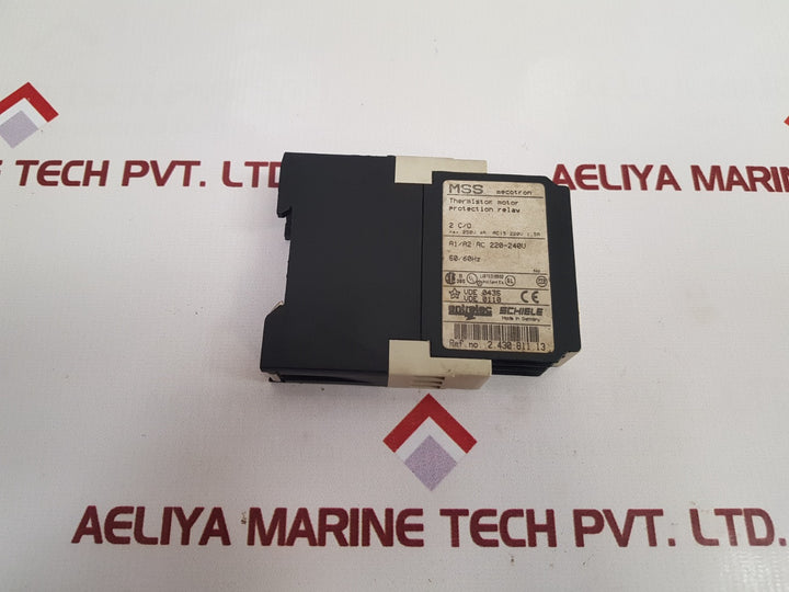 Entrelec schiele mss mecotron thermistor motor protection relay 2.430.811.13
