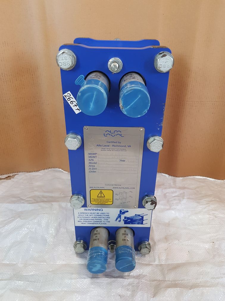 Alfa laval m3-fg gasketed plate and frame heat exchanger unit 