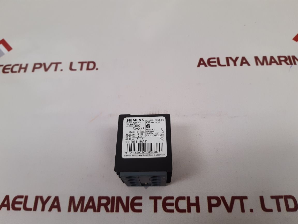 Siemens 3rh2911-1ha11 auxiliary switch block 