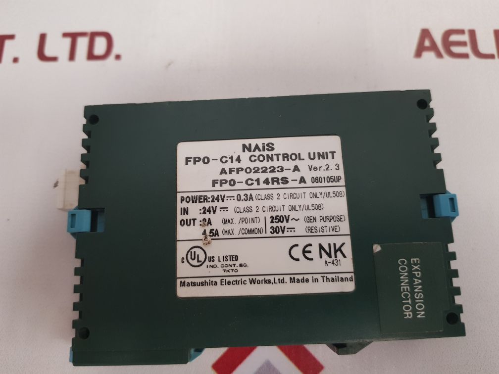 Nais afp02223-a control unit fp0-c14rs-a