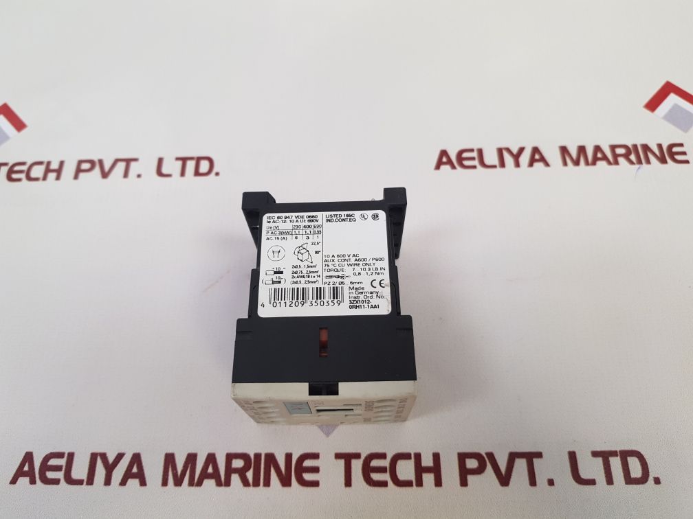 Siemens 3Rh1131-1Bf40 Contactor Relay