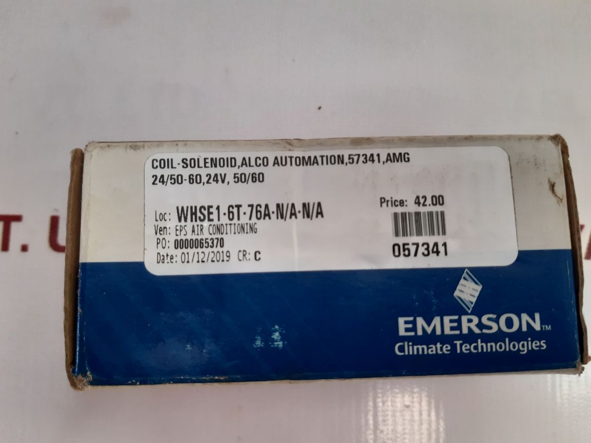 Emerson 057341 Solenoid Coil