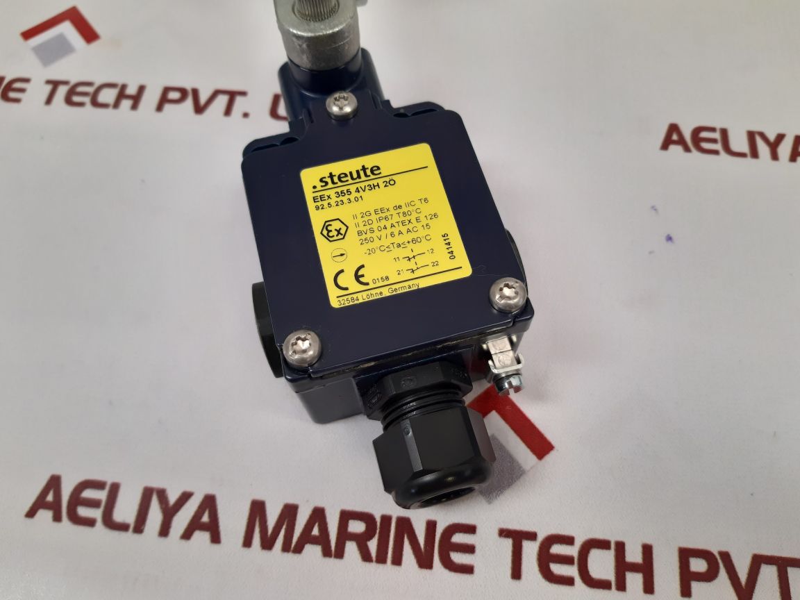 Steute Eex 355 4V3H 2O Limit Switch 92.5.23.3.01