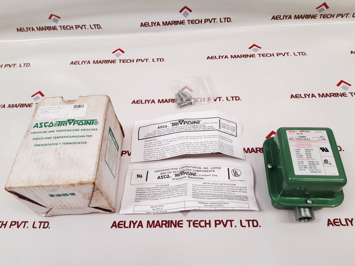 Asco Pc11B Pressure Switches