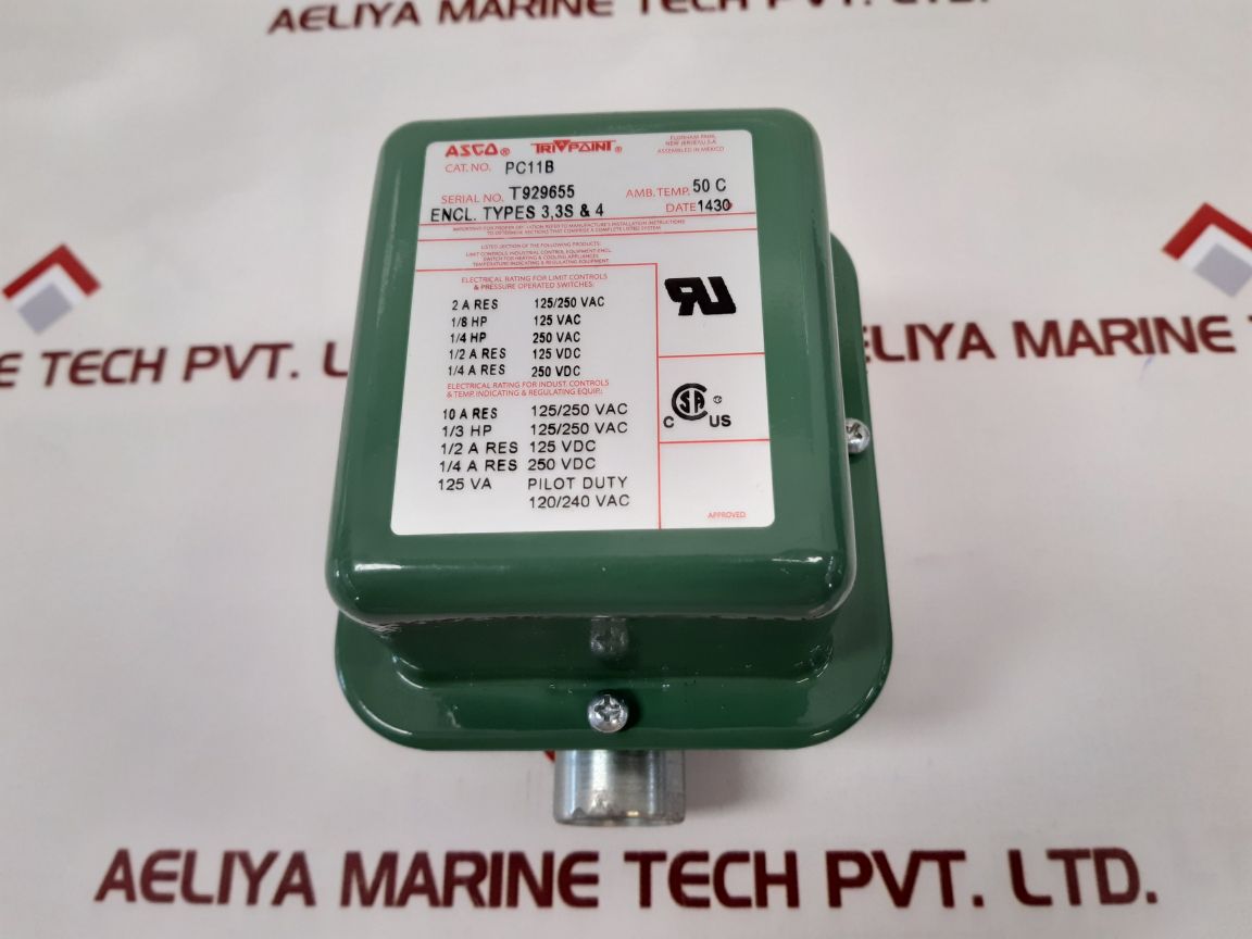 Asco Pc11B Pressure Switches
