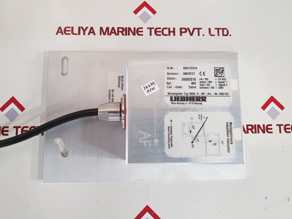 Liebherr 693172314 angle sensor
