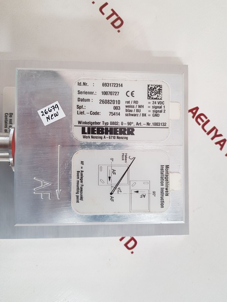 Liebherr 693172314 angle sensor