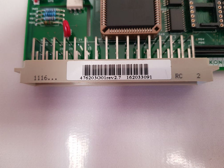 Kone tms600/cpu pcb card 476203g01 rev 2.7 