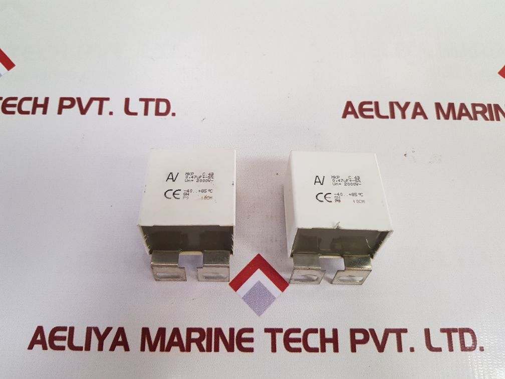 Set Of 6X Av Arcotronics Mkp C.4B Capacitor